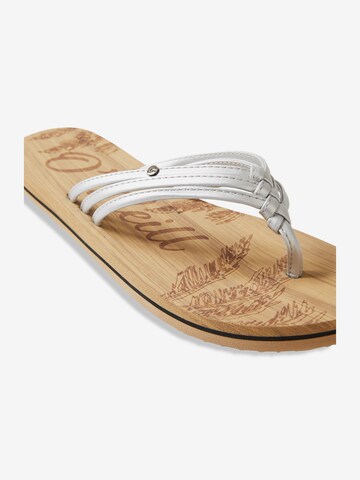 O'NEILL T-Bar Sandals 'Ditsy' in Silver