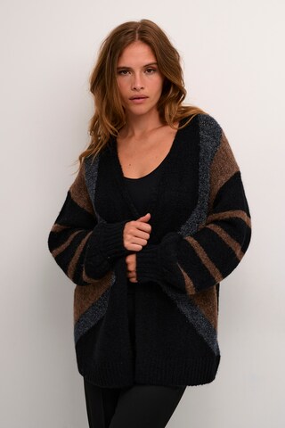 KAREN BY SIMONSEN Knit Cardigan 'Dakota' in Black: front