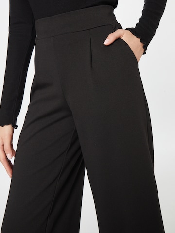 ICHI Wide leg Pleat-Front Pants 'Kate' in Black