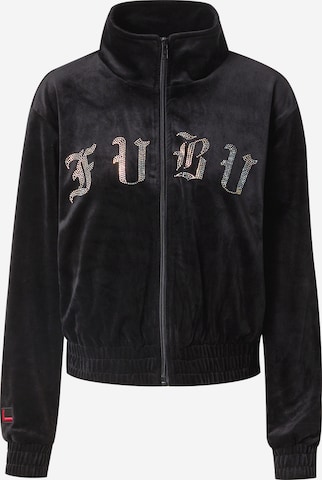 Veste mi-saison FUBU en noir : devant