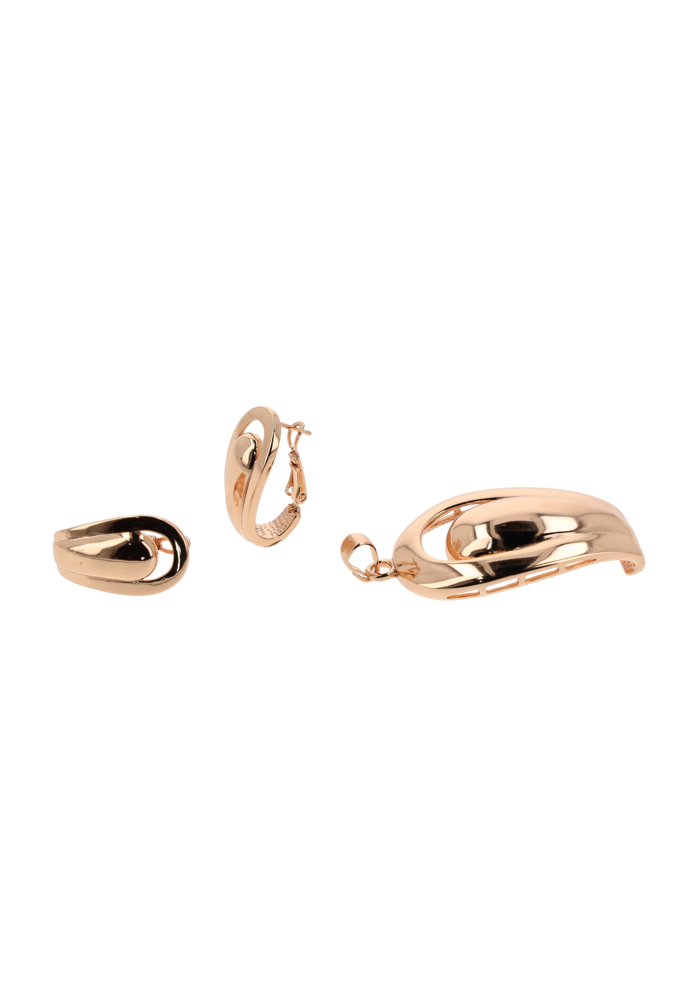 usha WHITE LABEL - Conjunto de joyería en oro