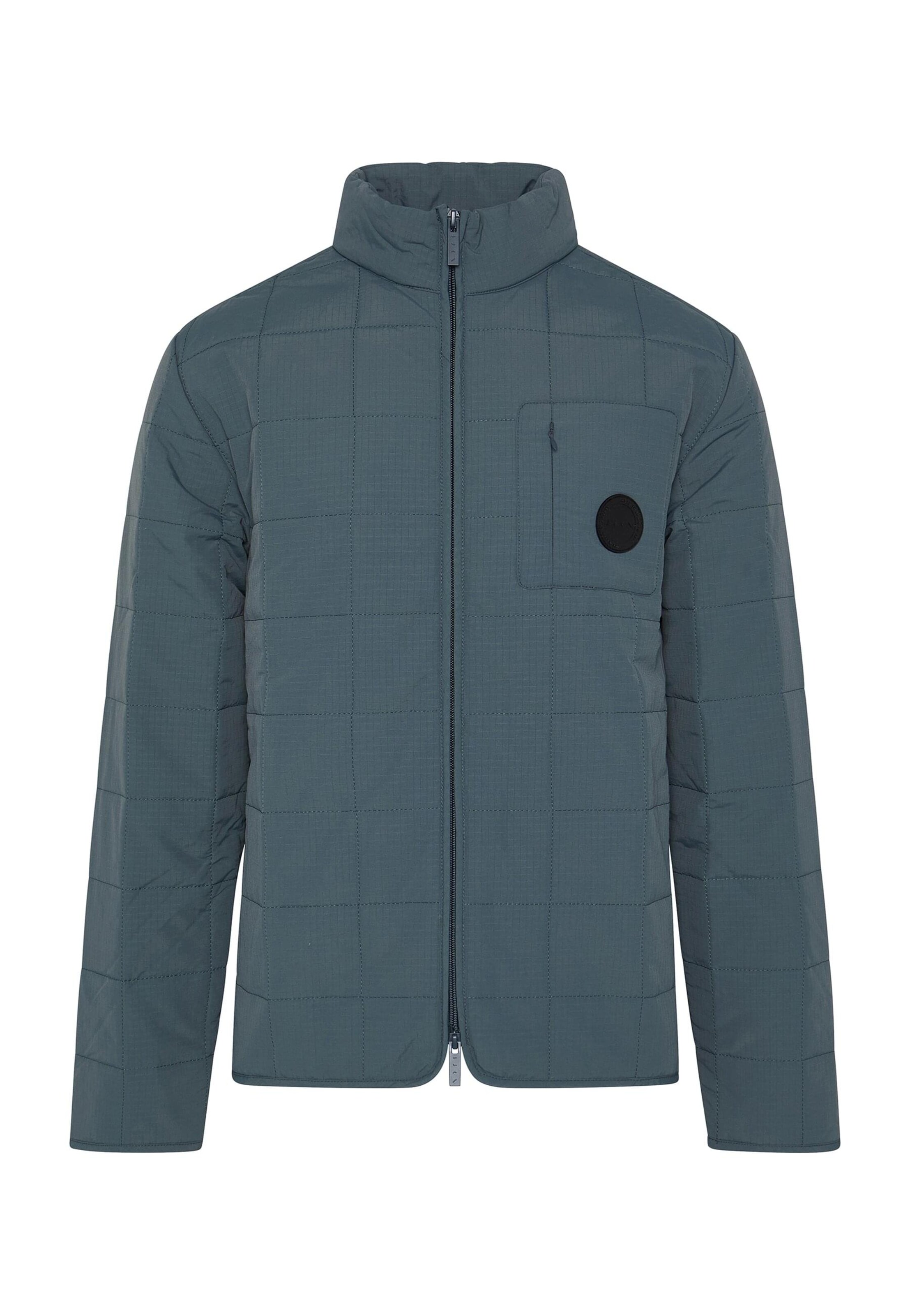 Born Living Yoga Between-season jacket 'Garona' in Blue: front