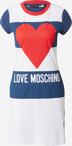 Love Moschino Šaty 'ABITO FELPA' - Modrá: predná strana