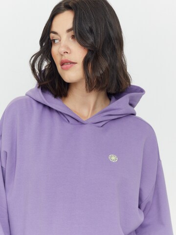 mazine Kapuzenpullover ' Nyssa Hoodie ' in Lila