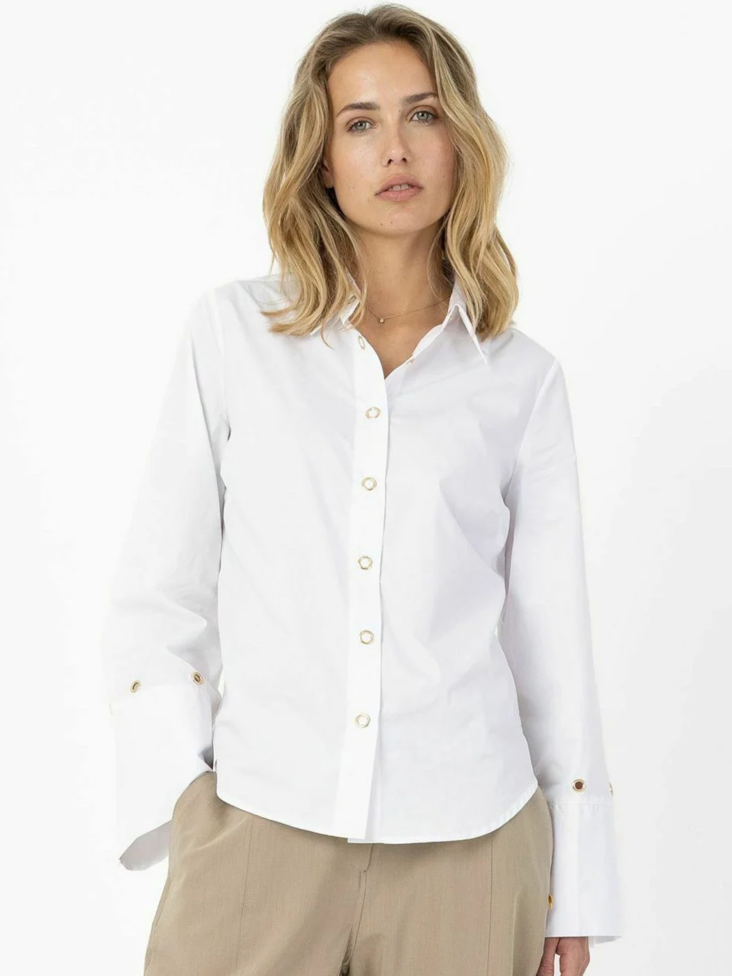 Coster Copenhagen - Camiseta en blanco: frente