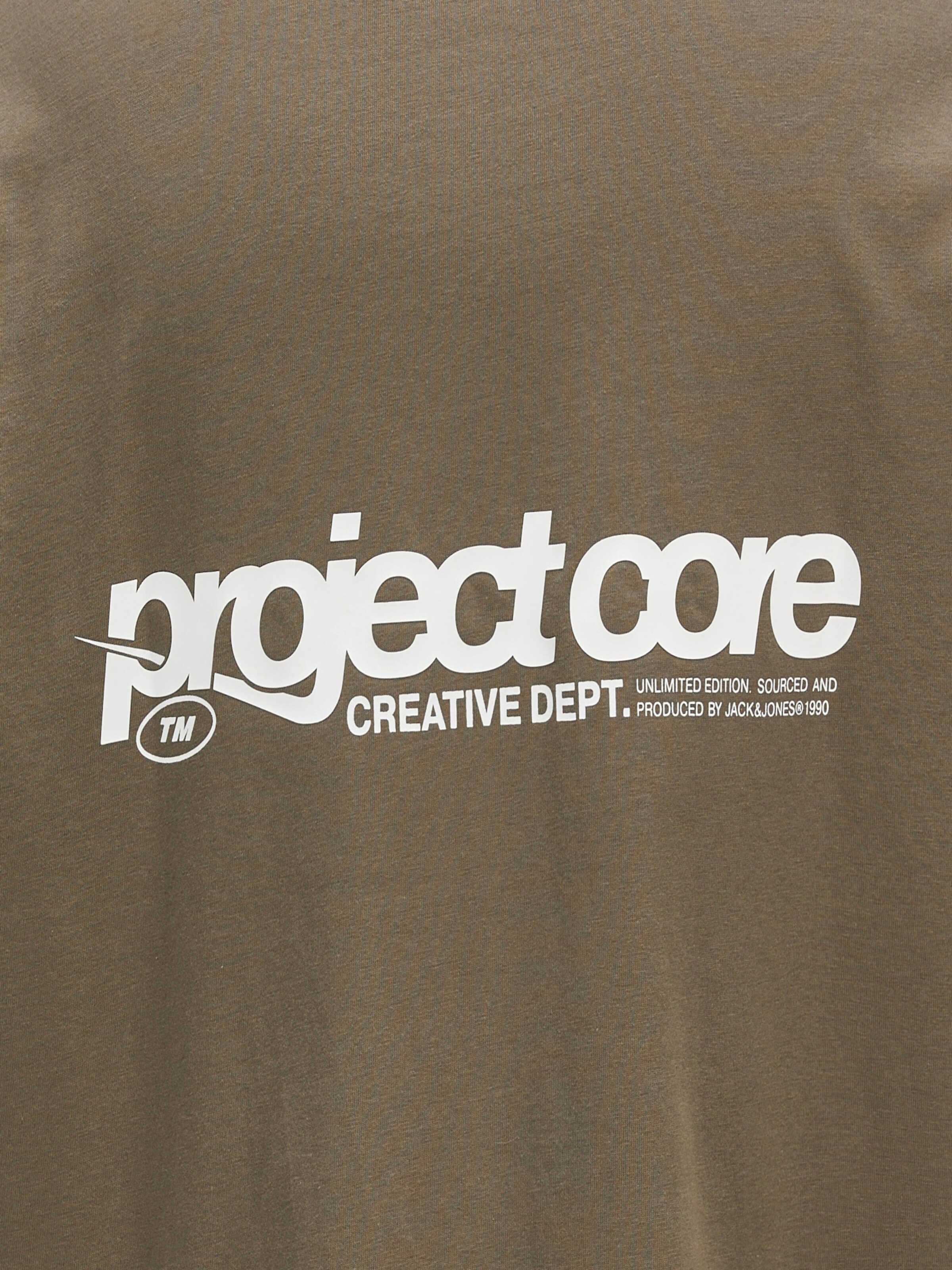 Maglietta 'Union Back' di Jack & Jones Junior in marrone