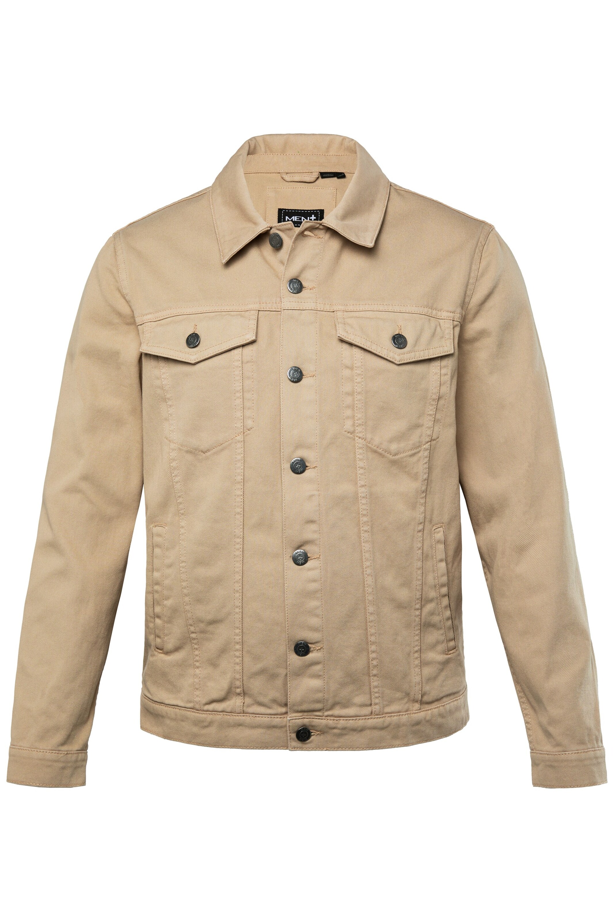 Men Plus Übergangsjacke in Beige: Vorderseite