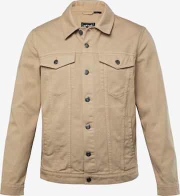 Veste mi-saison Men Plus en beige : devant