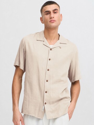 Fit confort Chemise ' SDPABLO ' !Solid en beige