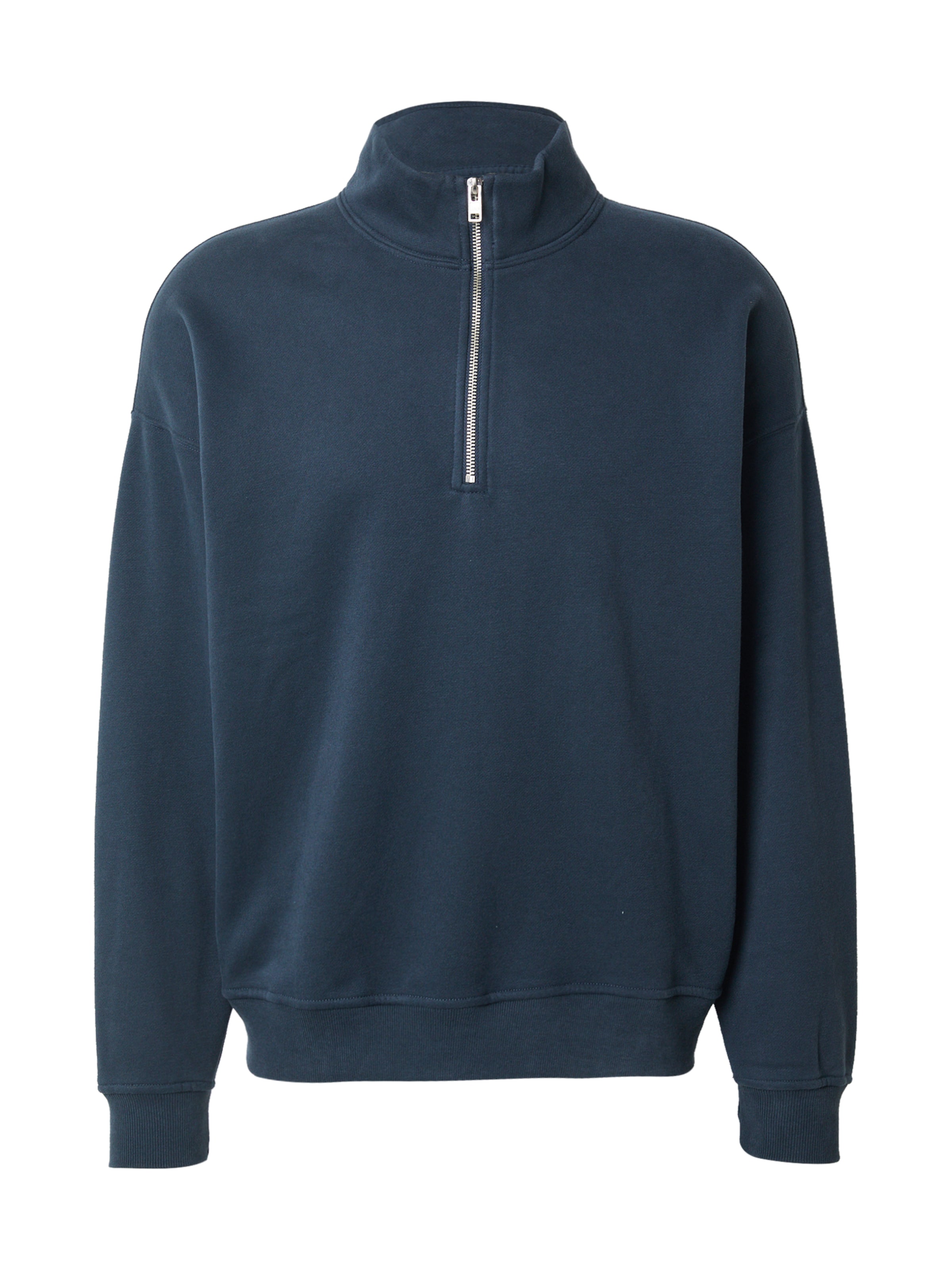 Abercrombie & Fitch Sweat-shirt 'ESSENTIAL' en bleu marine, Vue avec produit