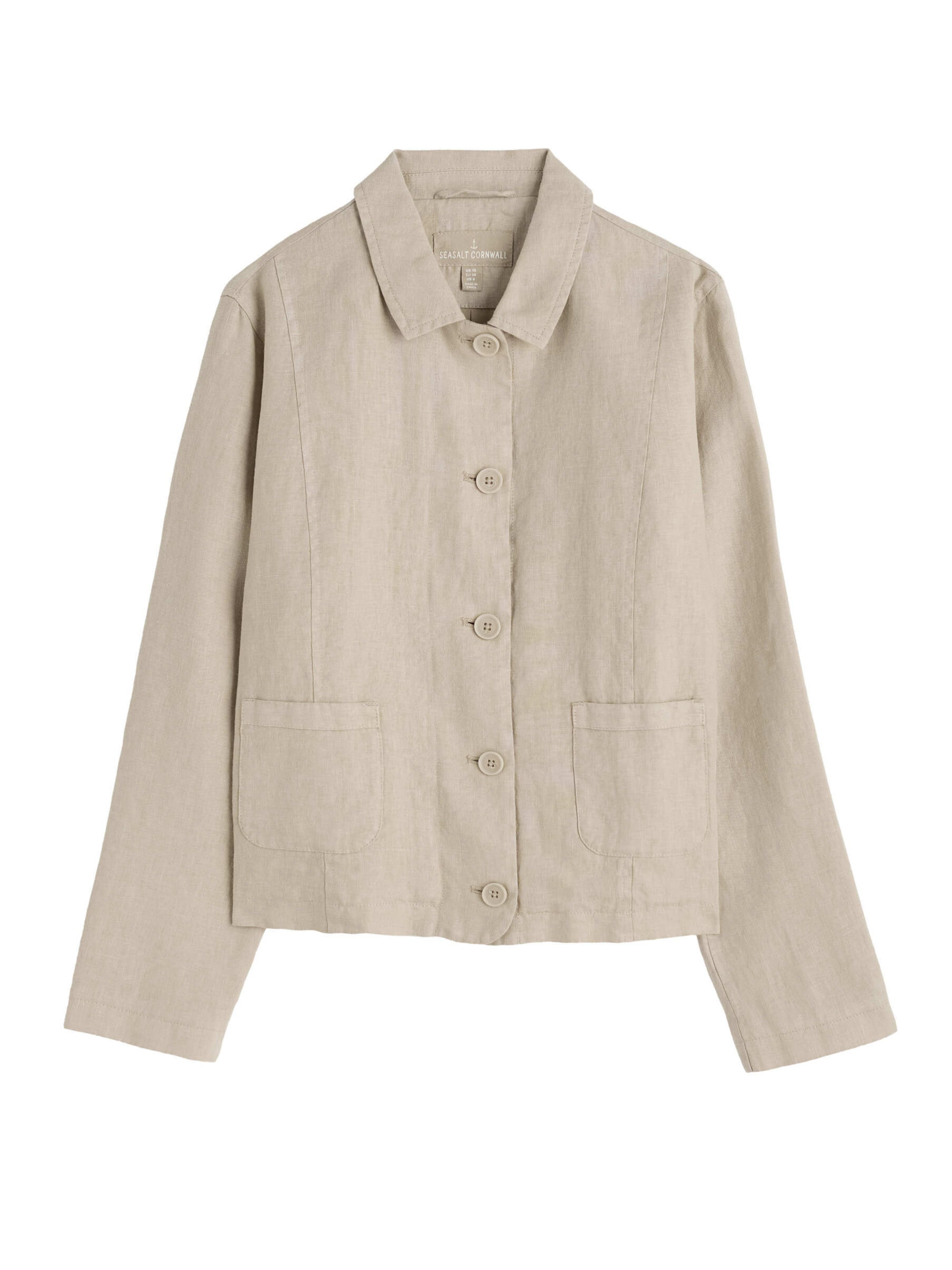 Seasalt Cornwall Jacke 'Arame' in Beige: Vorderseite