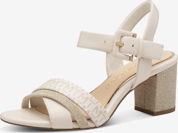 MARCO TOZZI Босоножки с ремешком в Бежевый: спереди