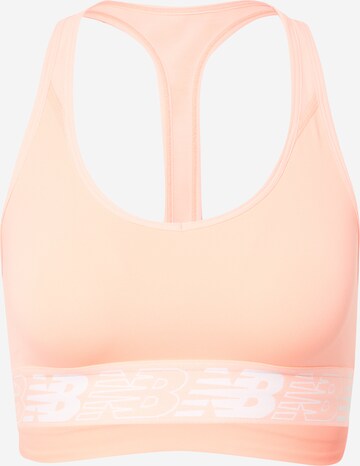 new balance Sports Bra 'PACE' in Beige: front