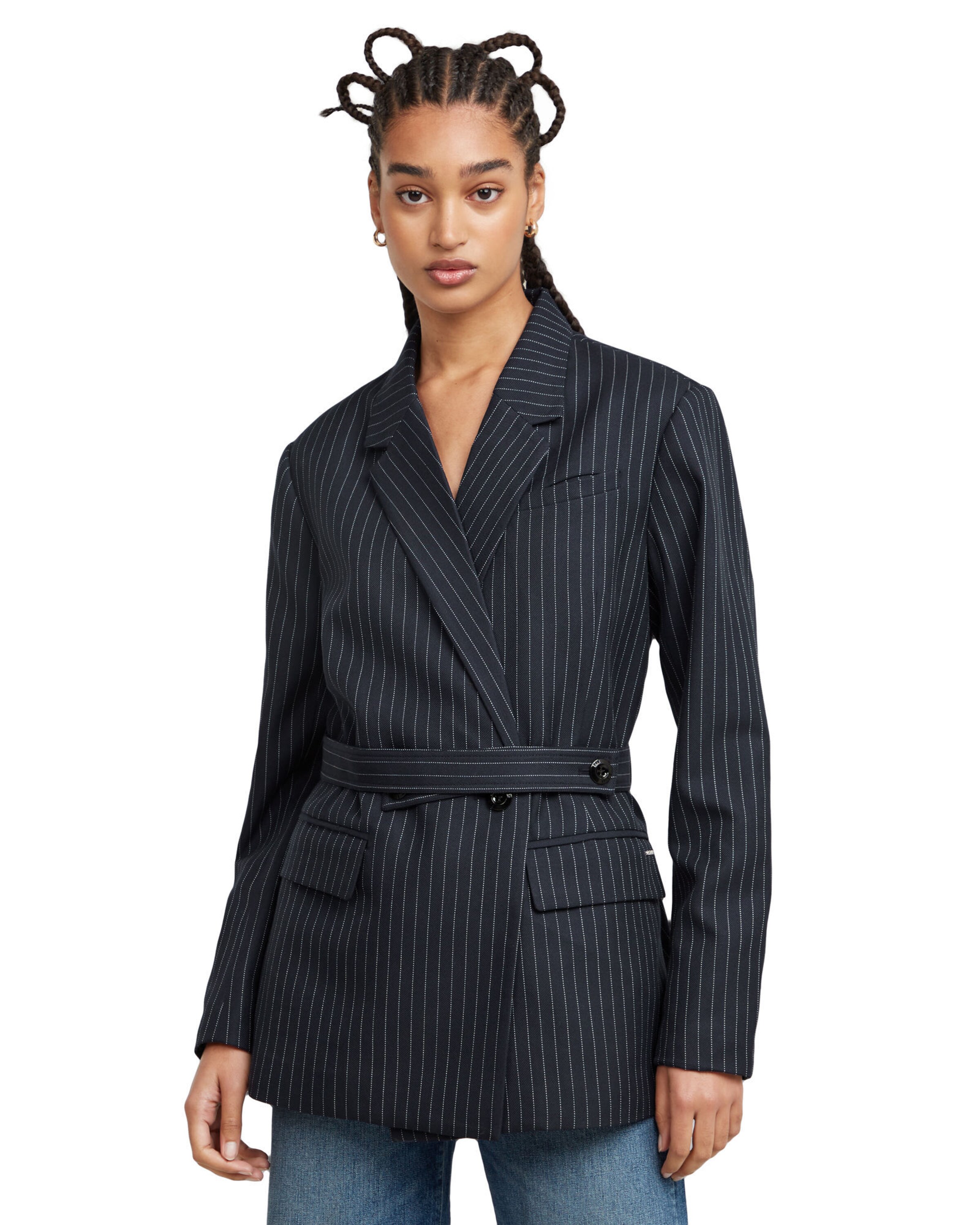 G-STAR Blazer 'Constructed' in Blue: front