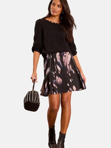 love & roses Sveter 'Bobble' - Čierna: predná strana