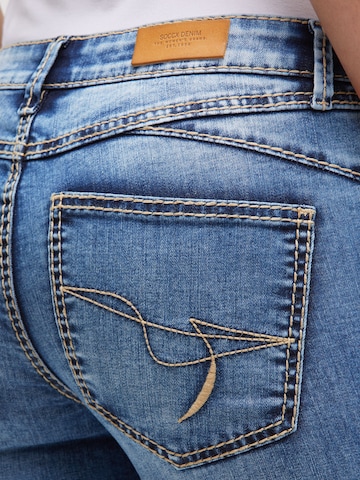 Soccx Slimfit Jeans FI:LO Slim Fit in Blau