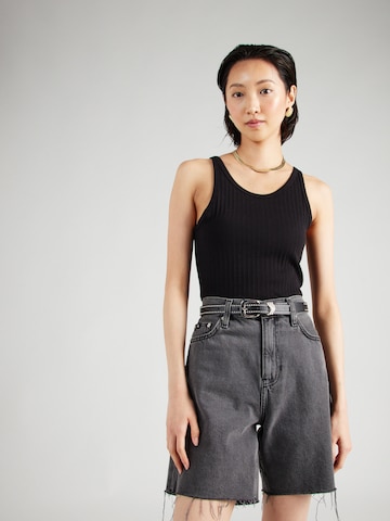 Esmé Studios Knitted top 'Ella' in Black: front