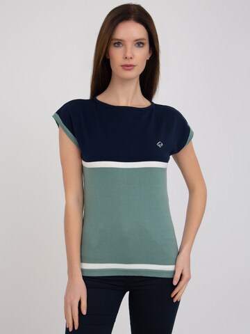 Sir Raymond Tailor Sweater 'Thais' in Green: front