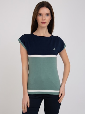 Sir Raymond Tailor Sweater 'Thaiss' in Green: front