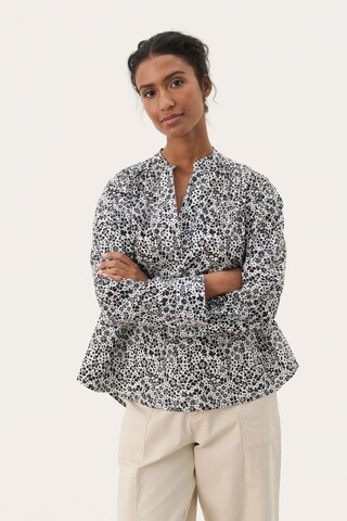 Part Two Bluse 'Natale' in Schwarz: Vorderseite
