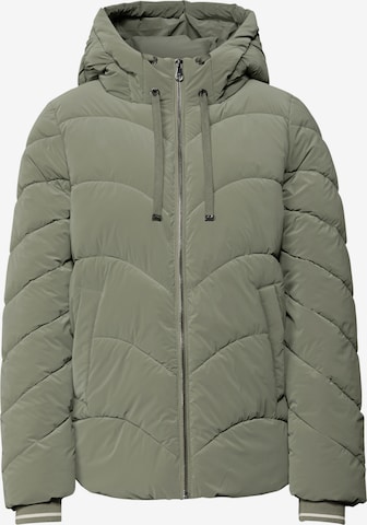 Street One Studio Winter Jacket in Green: front