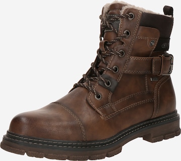 ruda TOM TAILOR Auliniai batai su raišteliais: priekis