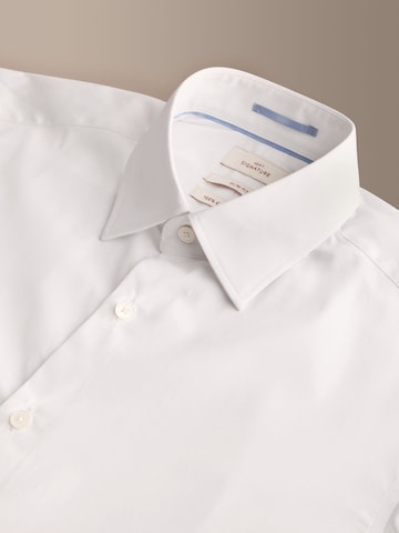 Next Slim fit Business shirt 'Signature' in White