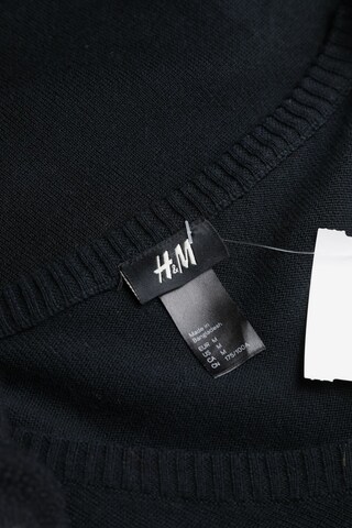 H&M Baumwoll-Pullover M in Schwarz
