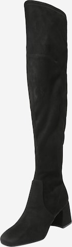 Nine West Over the Knee Boots 'BLOCKY 2' in Black: front