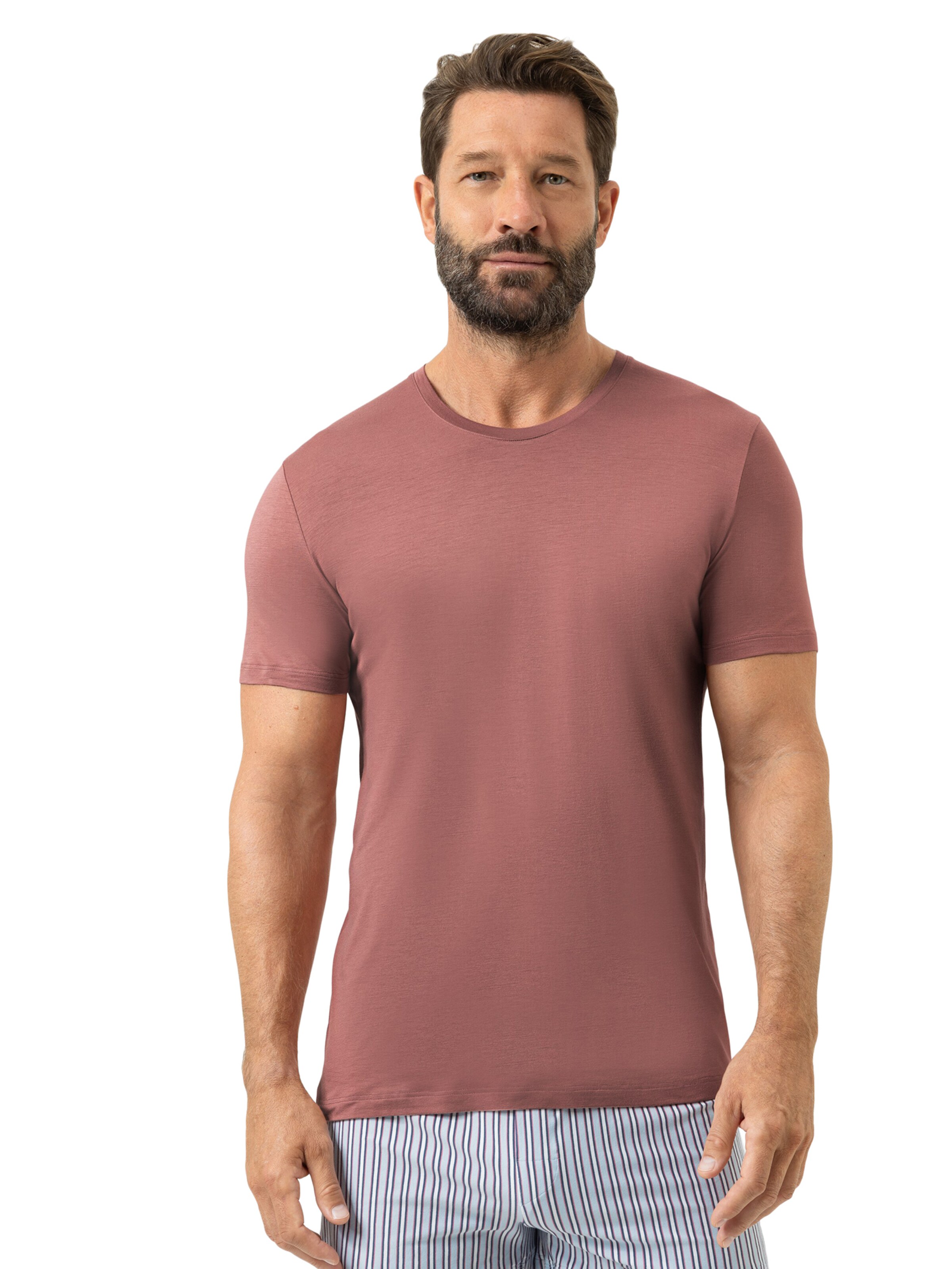 T-Shirt 'Selection' Mey en marron : devant