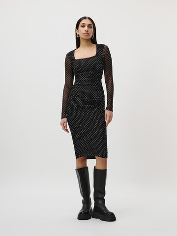 Abito 'Blanca' di LeGer by Lena Gercke in nero: frontale