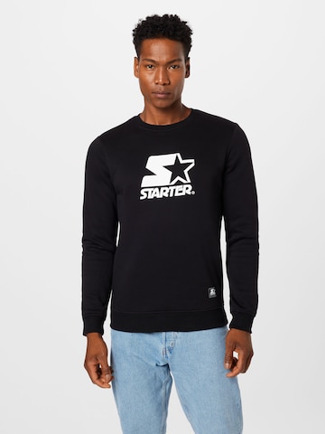 Starter Black Label Sweatshirt in Schwarz: predná strana