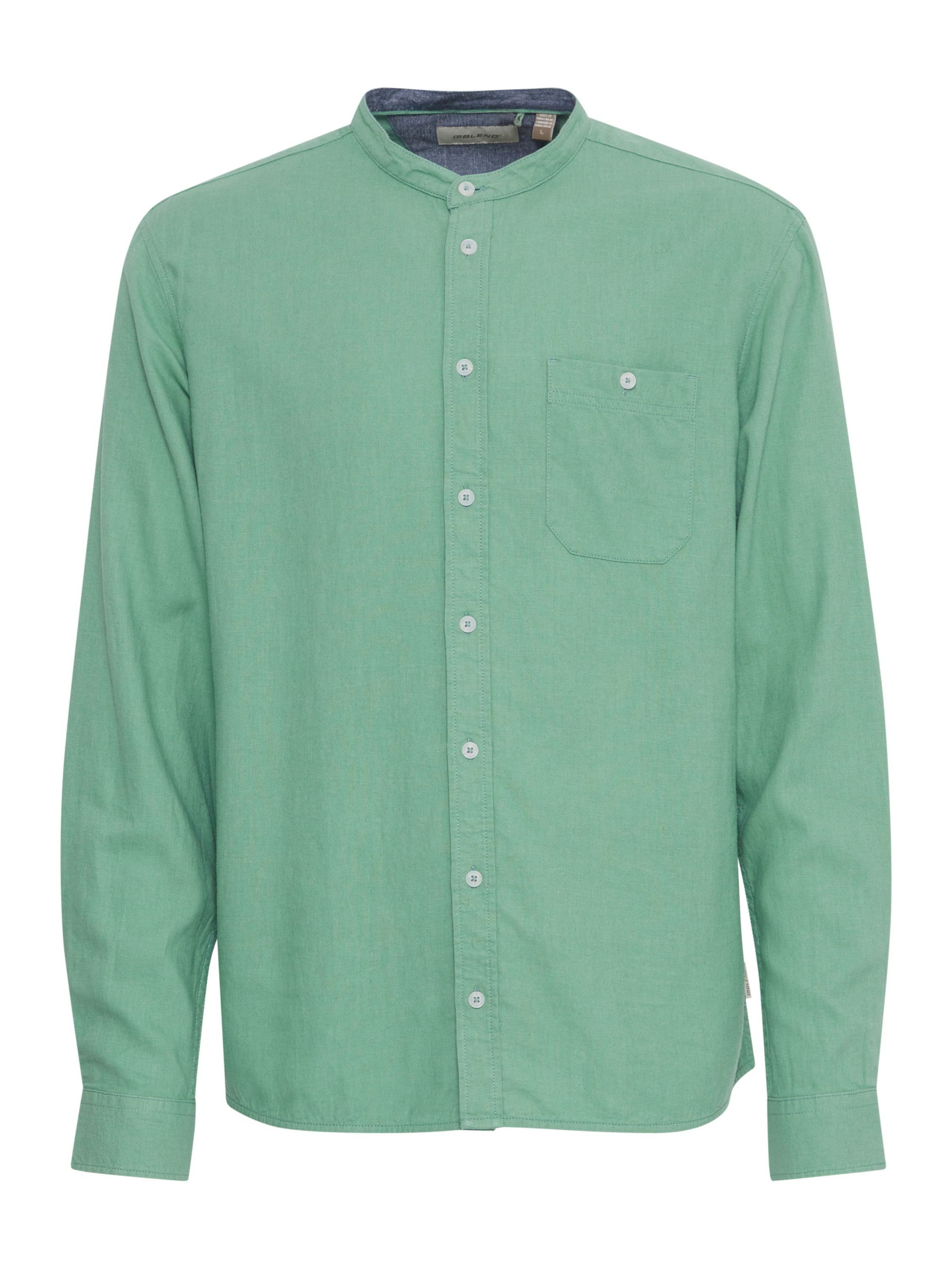 BLEND Hemd in Grün: Vorderseite