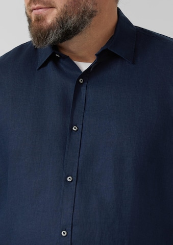 s.Oliver Regular fit Button Up Shirt in Blue