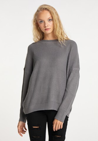 myMo ROCKS Sweater in Grey: front