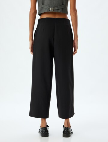 Koton Wide leg Bandplooibroek in Zwart