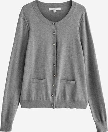 Next Knit Cardigan in Grey: front