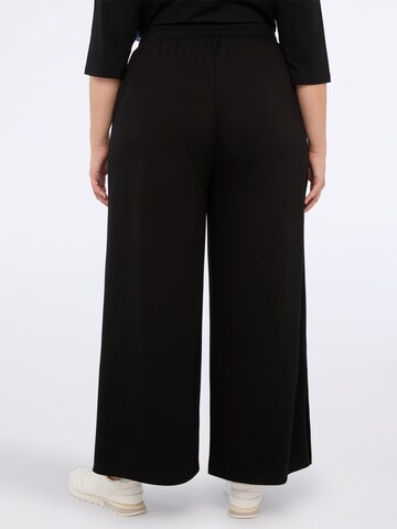 Fiorella Rubino Wide leg Broek in Zwart