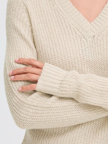 Oxmo - Jersey ' OXFSINVI PU 1 ' en beige