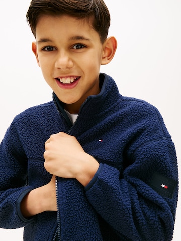 TOMMY HILFIGER Fleecejacke 'Essential' in Blau