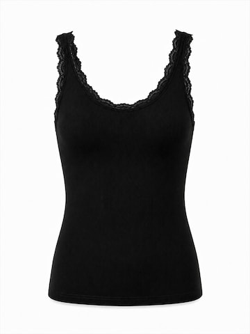 AOTTORI Top in Black: front