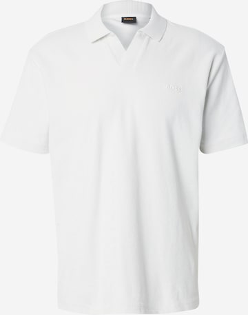 T-Shirt BOSS en blanc : devant