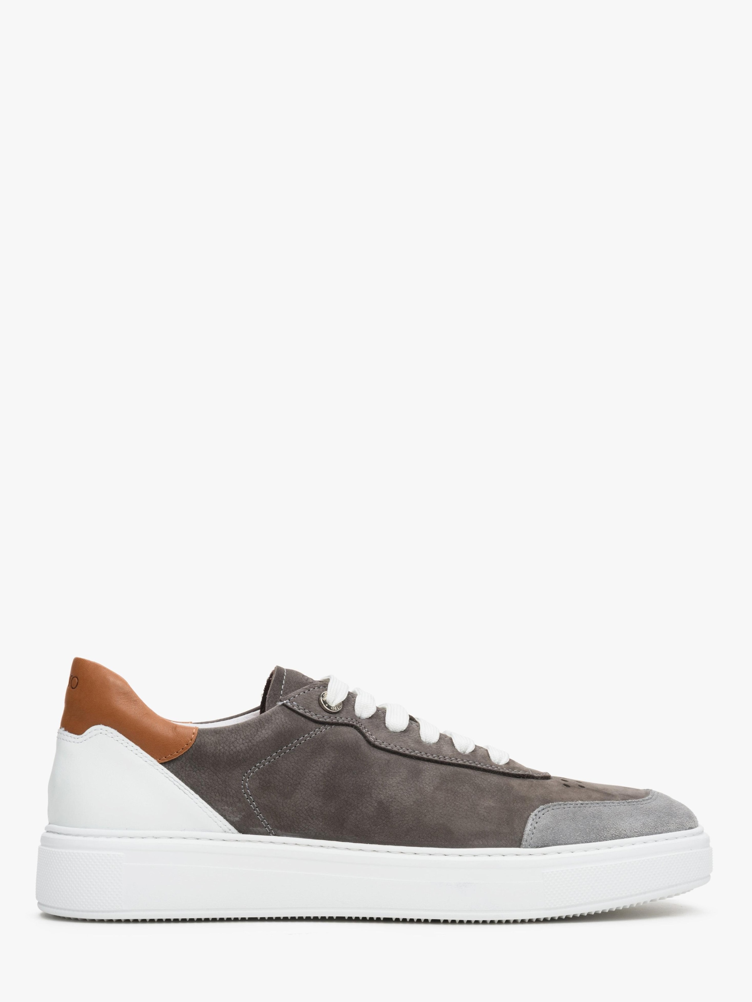 Baskets basses '09-4496' Estro en gris : devant