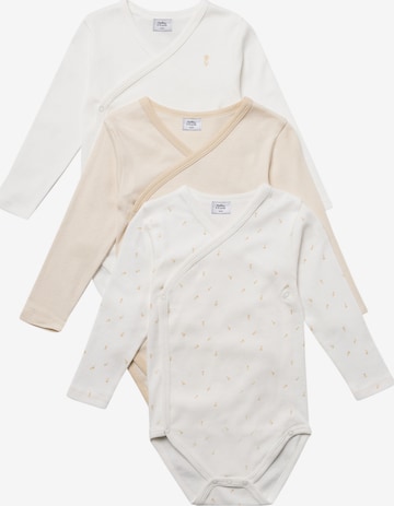 Barboteuse / body Stellou & Friends en beige : devant