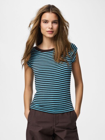 PIECES - Camiseta 'PCSof' en azul: frente