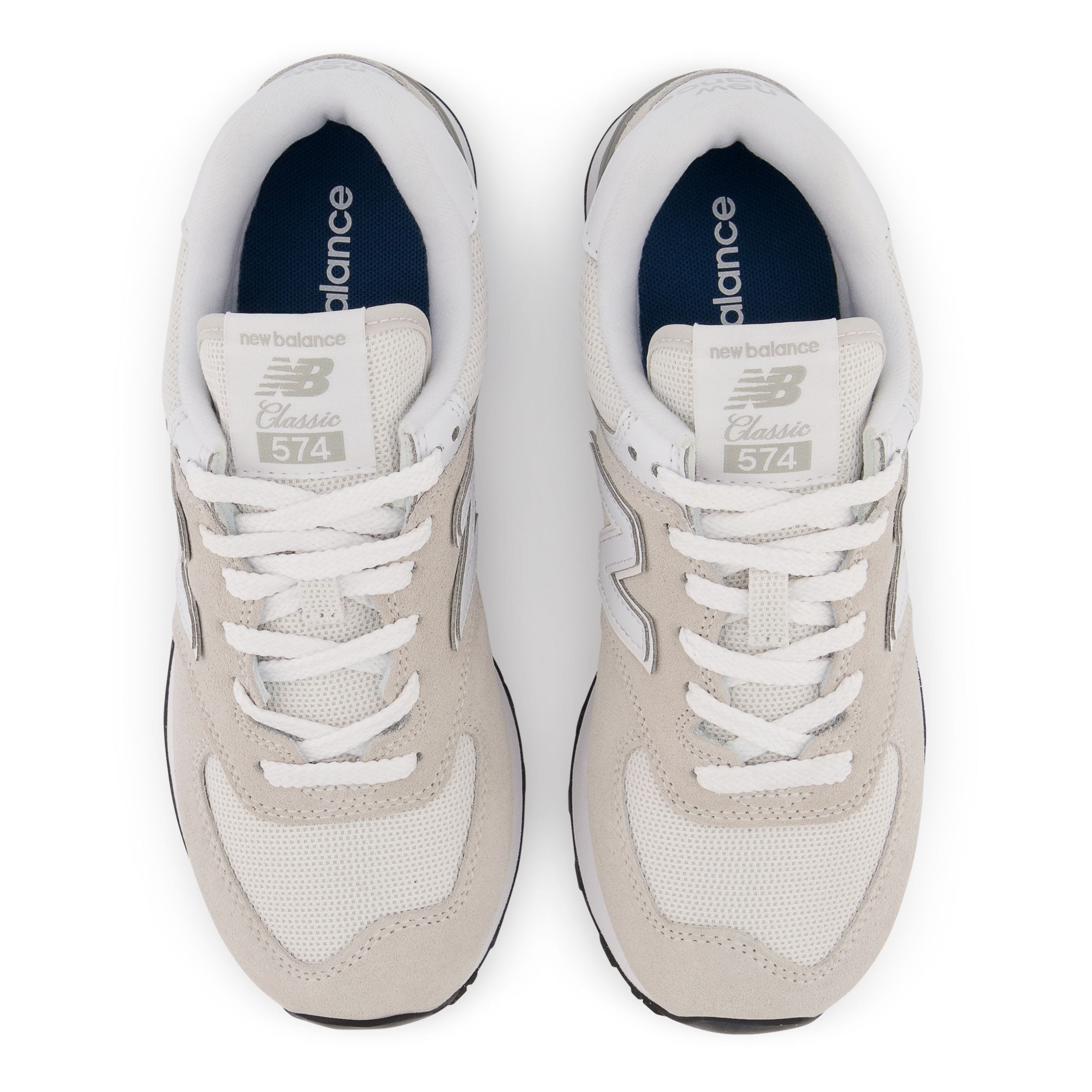 Sneaker bassa '574' di new balance in bianco