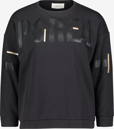 Cartoon Sweatshirt in creme / schwarz, Produktansicht