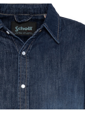 T-Shirt Schott NYC en bleu