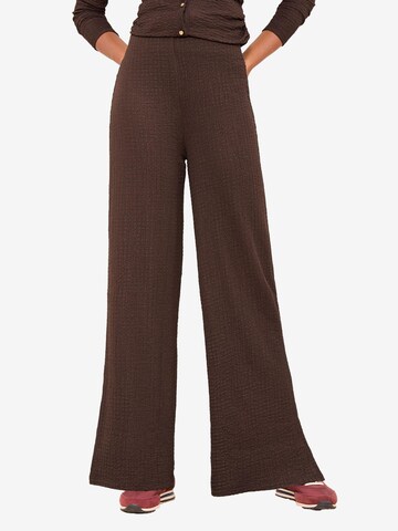 Wide Leg Pantalon Lipsy en marron