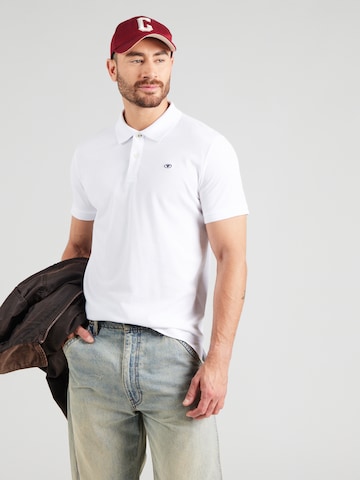 T-Shirt TOM TAILOR en blanc : devant